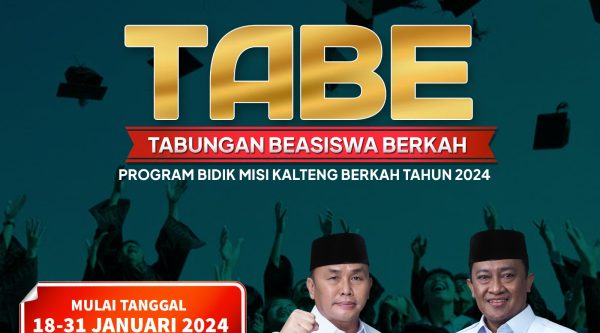Tabungan Beasiswa Berkah (TABE), Program BIDIK MISI Kalteng Berkah 2024