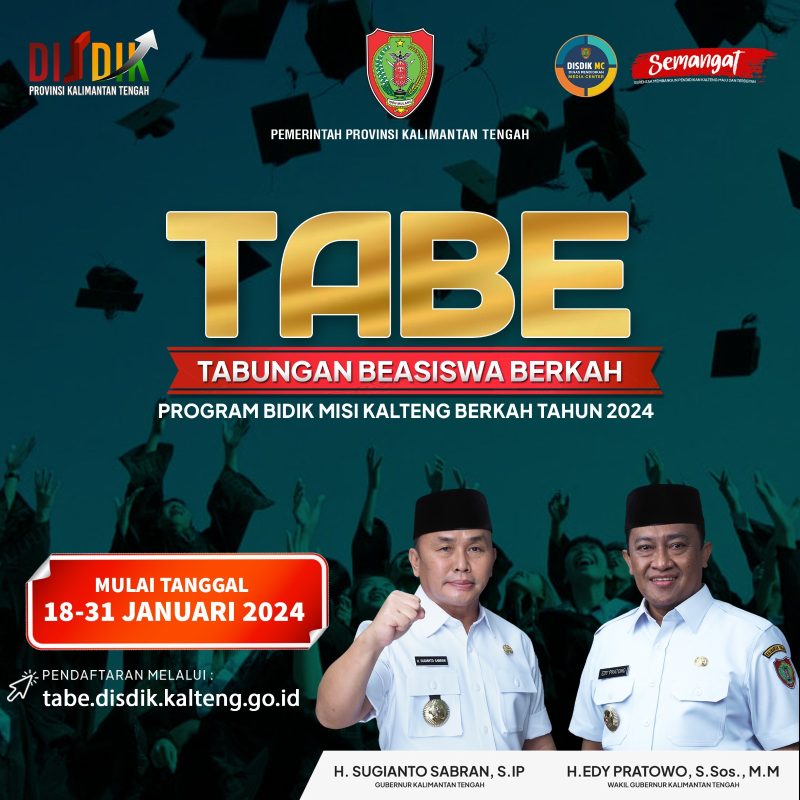 Tabungan Beasiswa Berkah (TABE), Program BIDIK MISI Kalteng Berkah 2024
